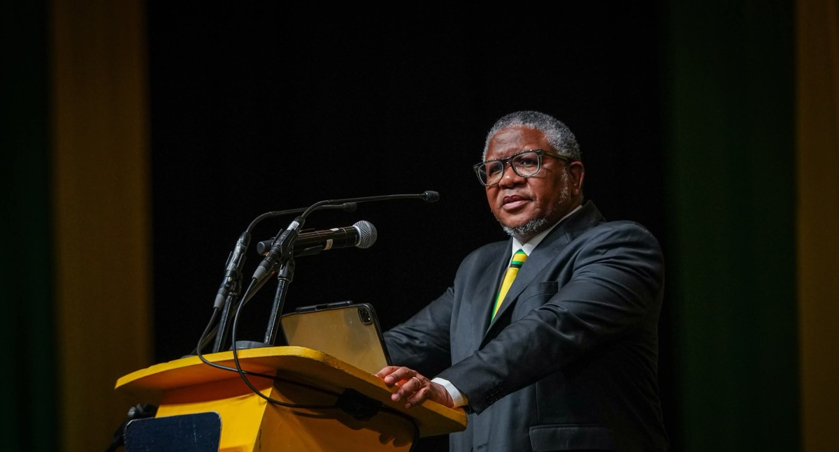 A moment from the ANC’s official announcement livestream