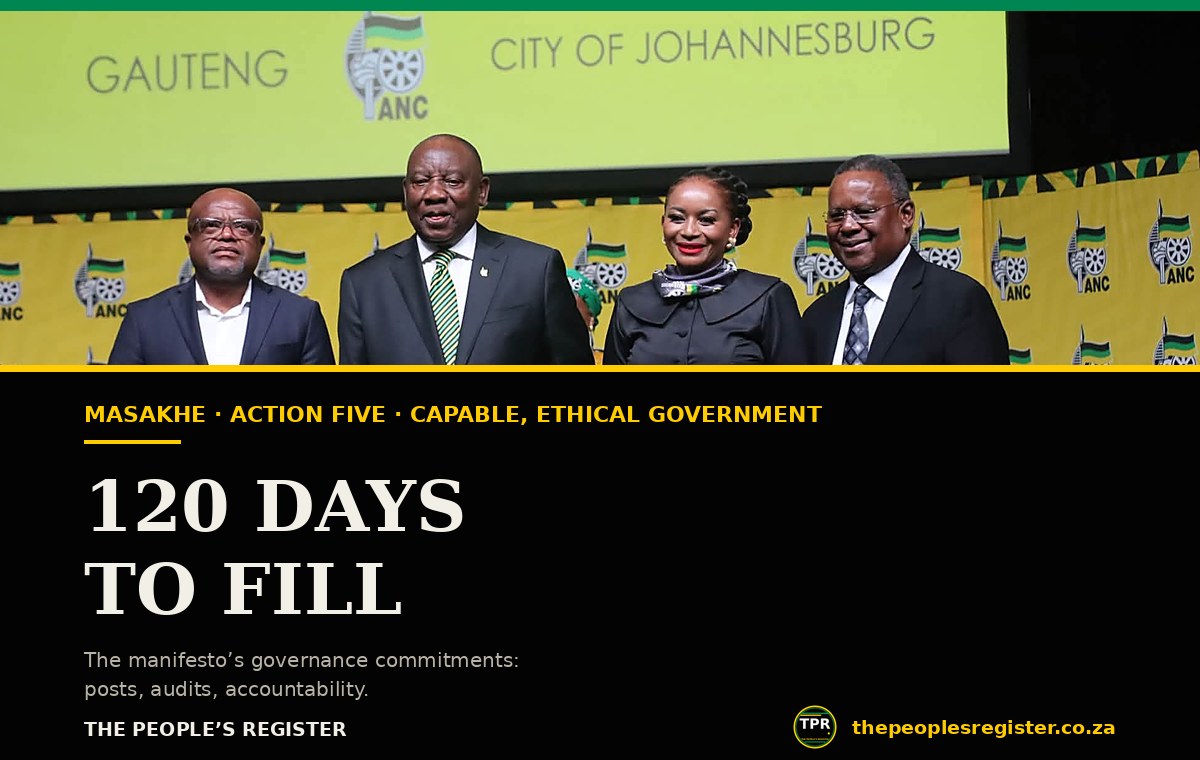The ANC’s 2026 mayoral candidates, announced on 22 August at the Sandton Convention Centre