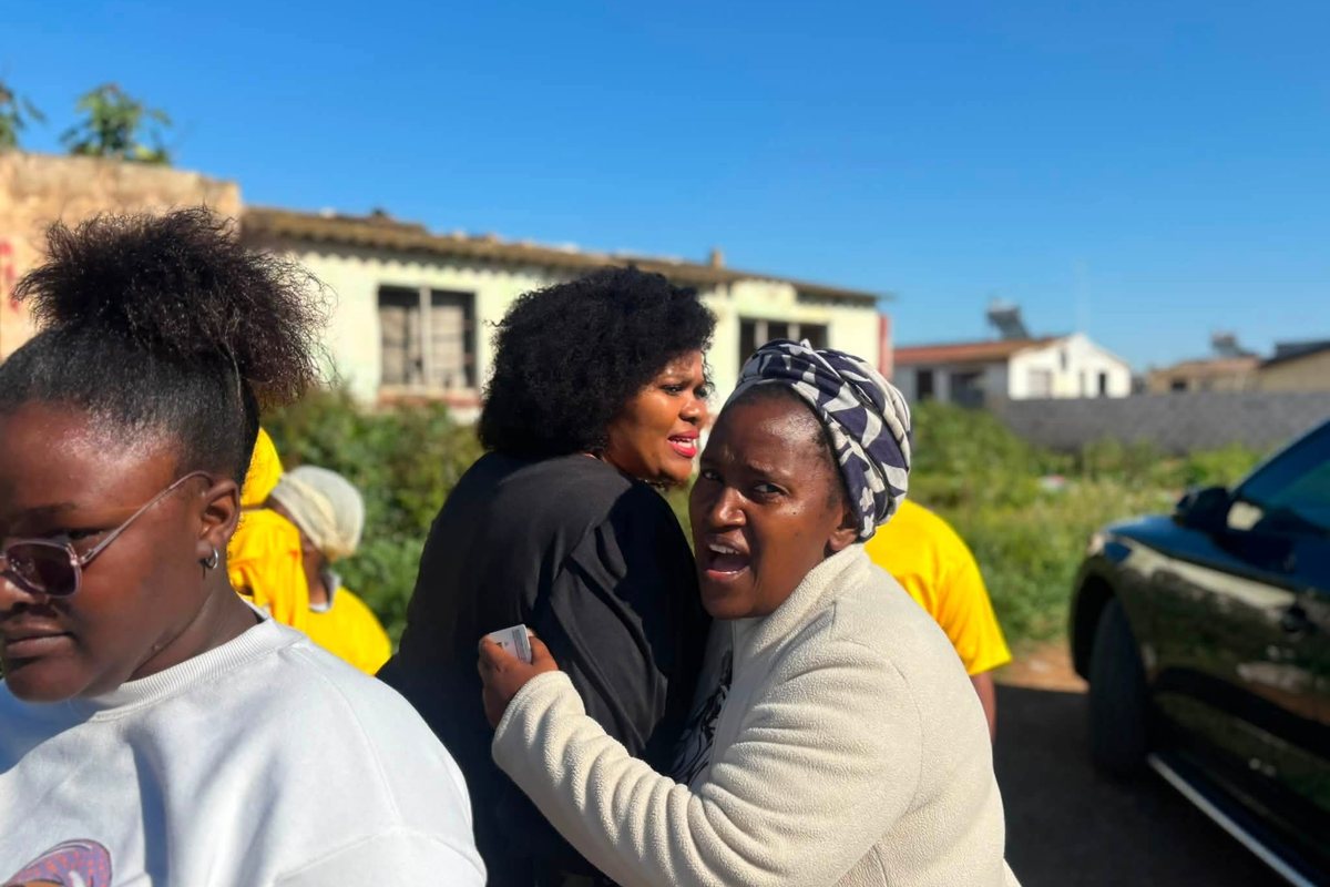 ANC members and volunteers during the voter registration drive in Nelson Mandela Bay