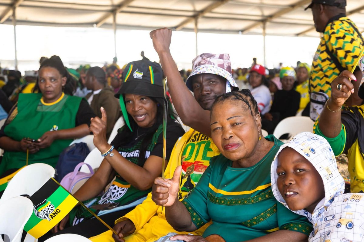 ANC members and leaders at the Masakhe manifesto launch in Diepsloot