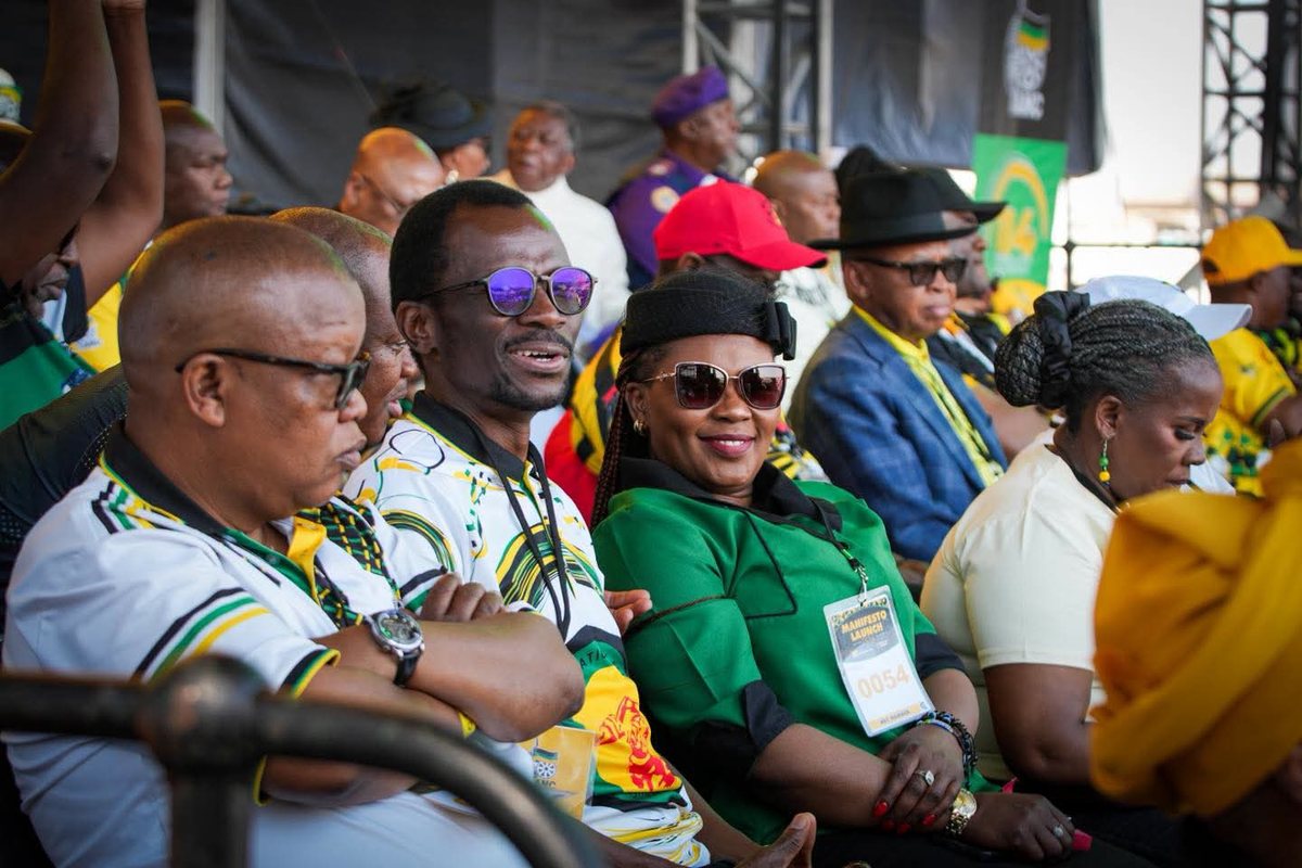 ANC leaders, NEC members and deployees, at the Masakhe manifesto launch at Riverside Park, Diepsloot