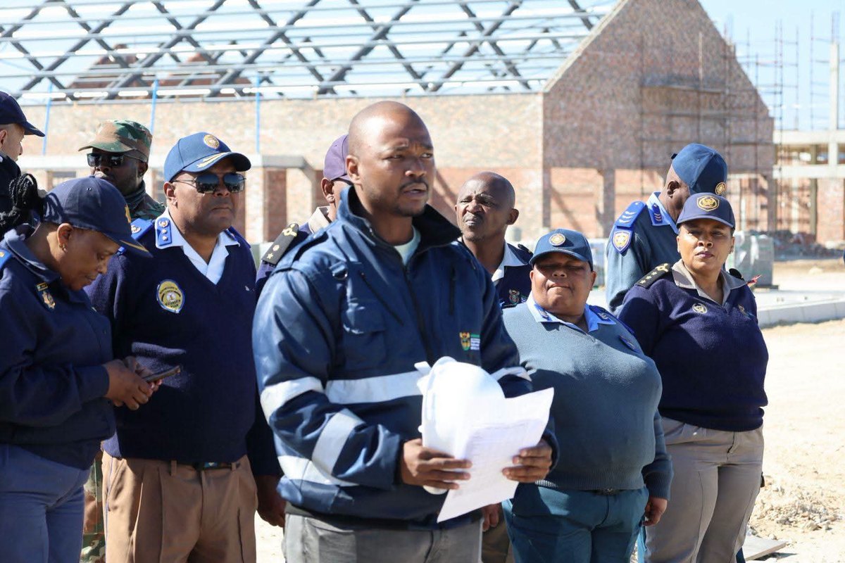 Law-enforcement and government officials participate in the high-impact multidisciplinary blitz inspection across Nelson Mandela Bay