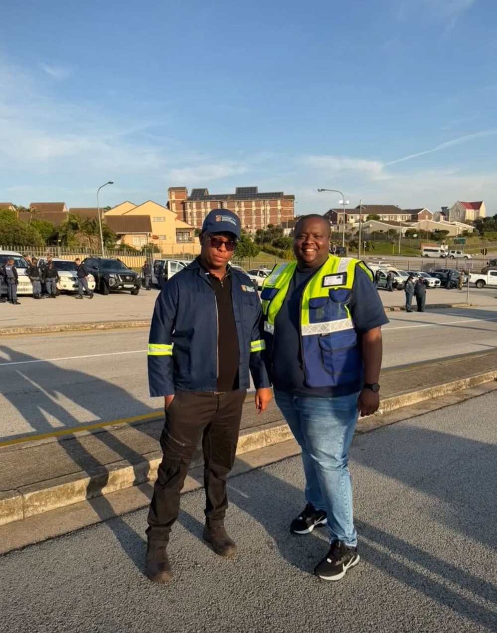 Bhutanani Ngwane and Retabile Ntshinga during the joint Home Affairs and labour compliance operation