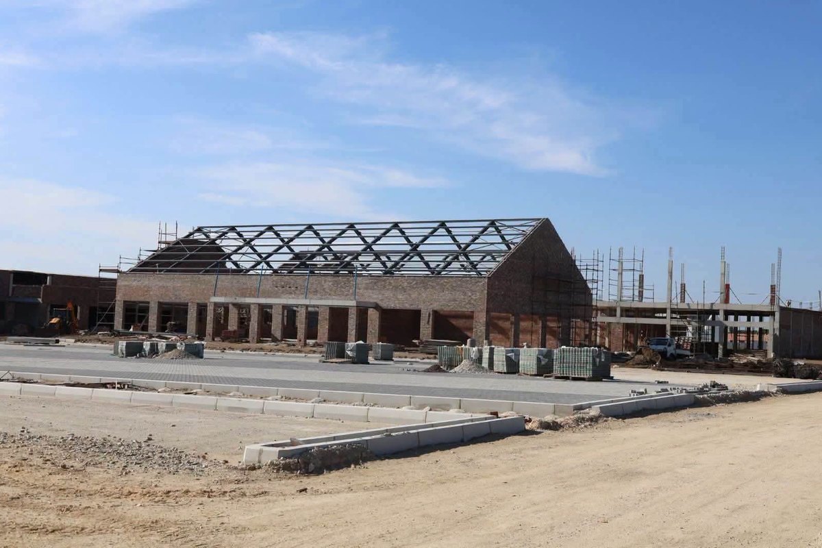 A construction site in Circular Drive is inspected by authorities