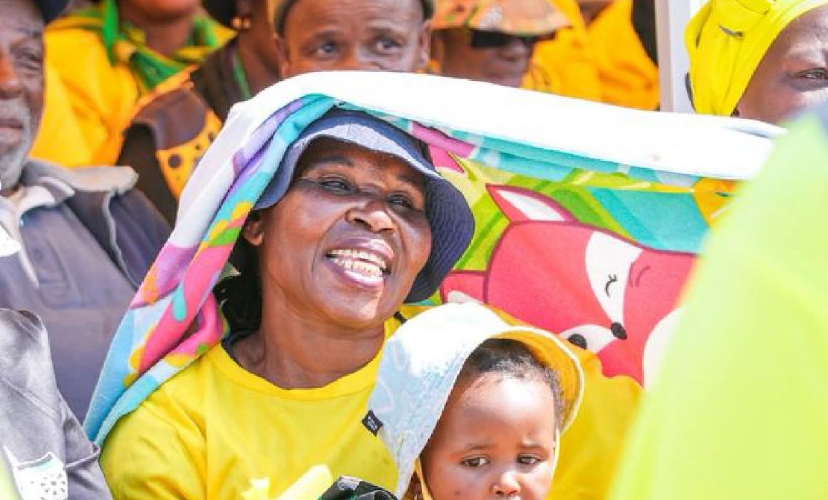 ANC supporters at a party event, the households at the centre of the city’s debt-relief programme